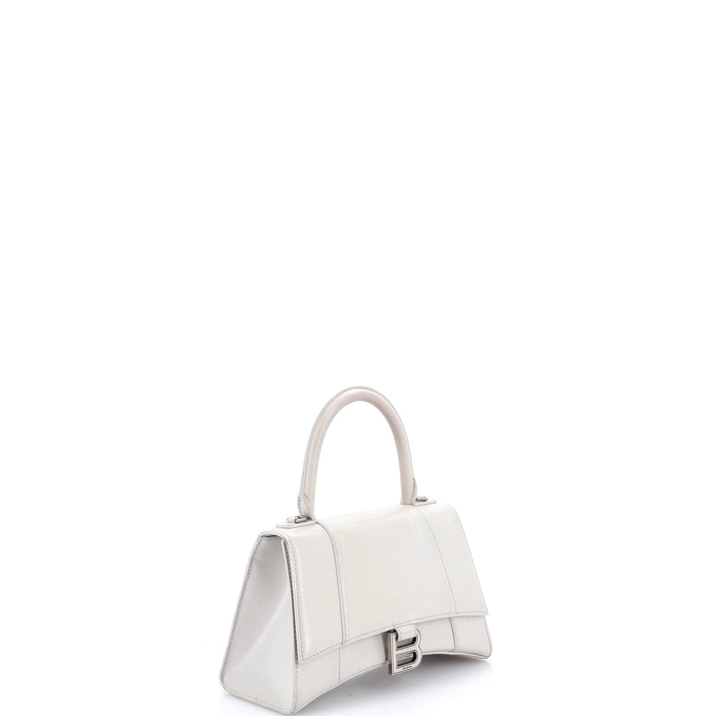 Hourglass Top Handle Bag Leather Small