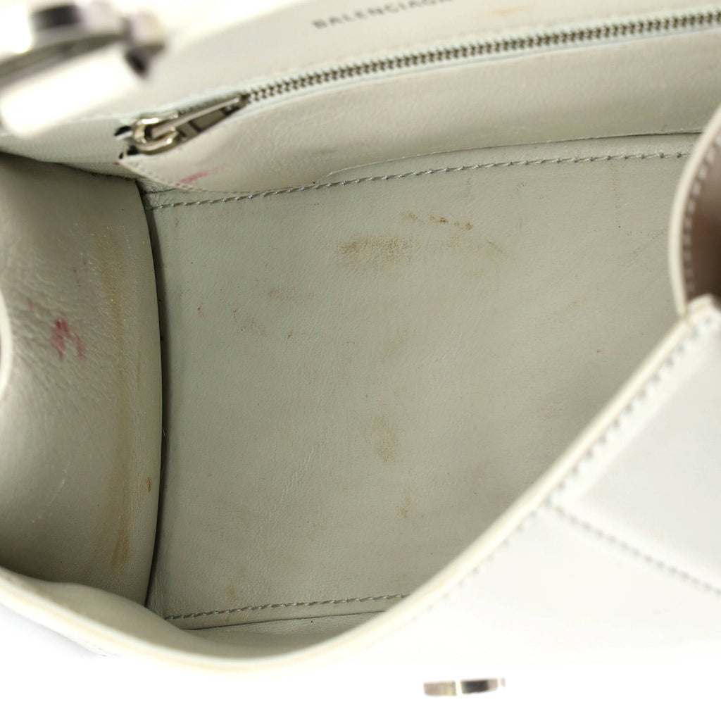 Hourglass Top Handle Bag Leather Small