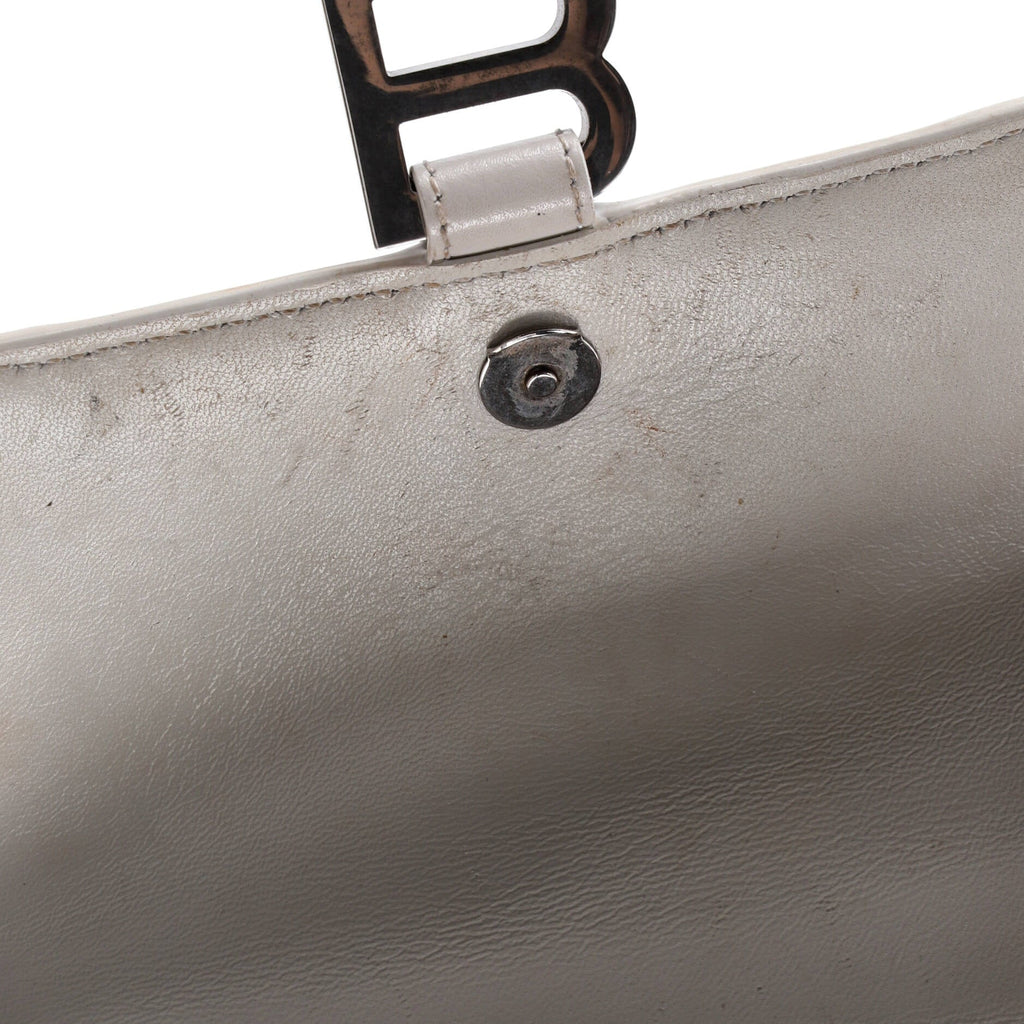 Hourglass Top Handle Bag Leather Small