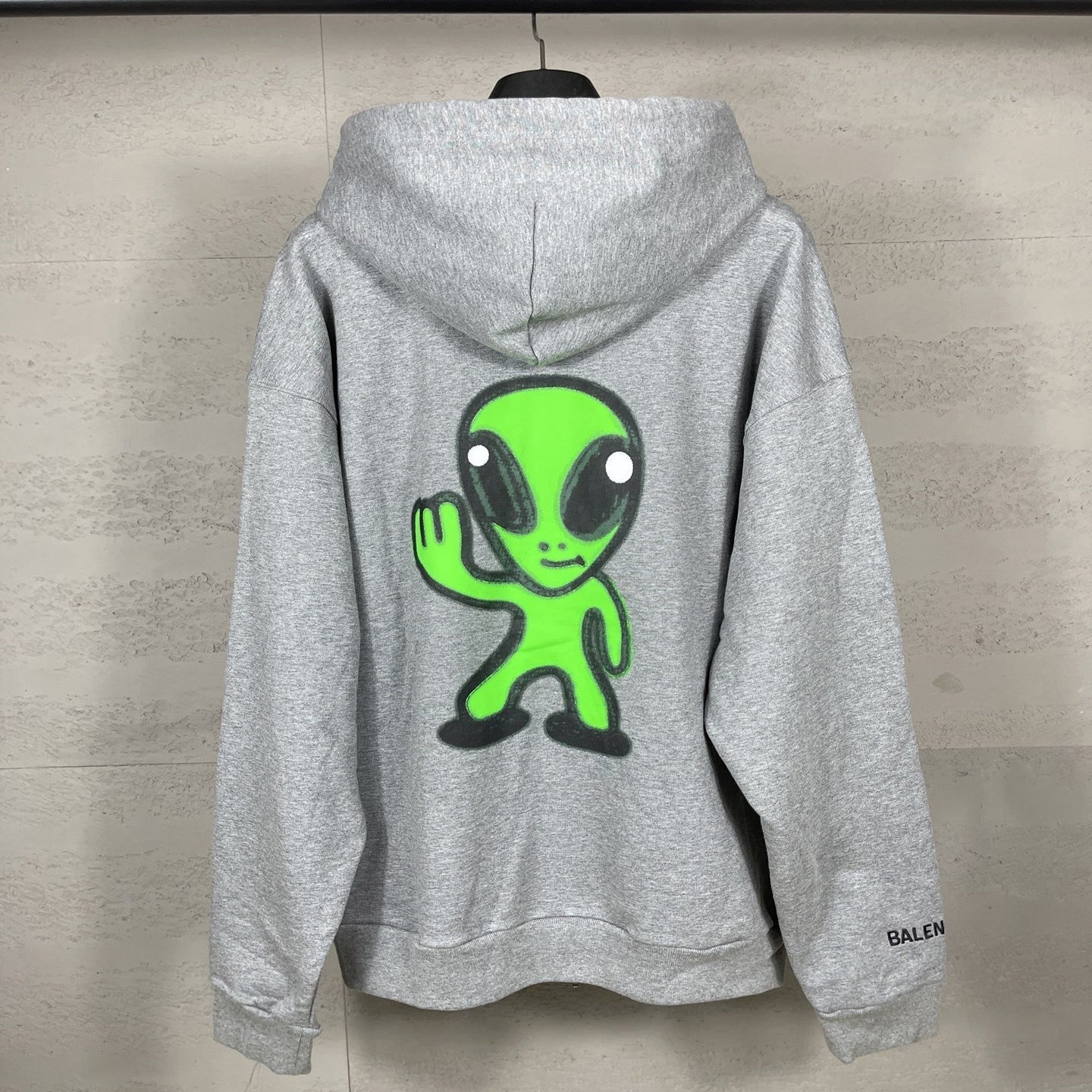 Balenciaga Alien Print Hoodie