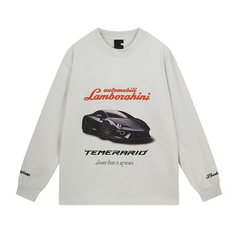 Balenciaga Crew Neck Letter Sweatshirt