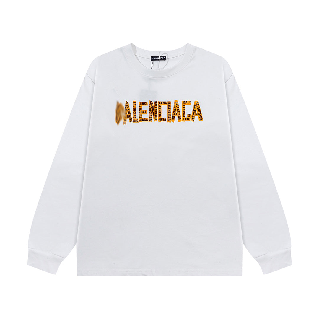 Balenciaga  Couples Print Sweatshirt