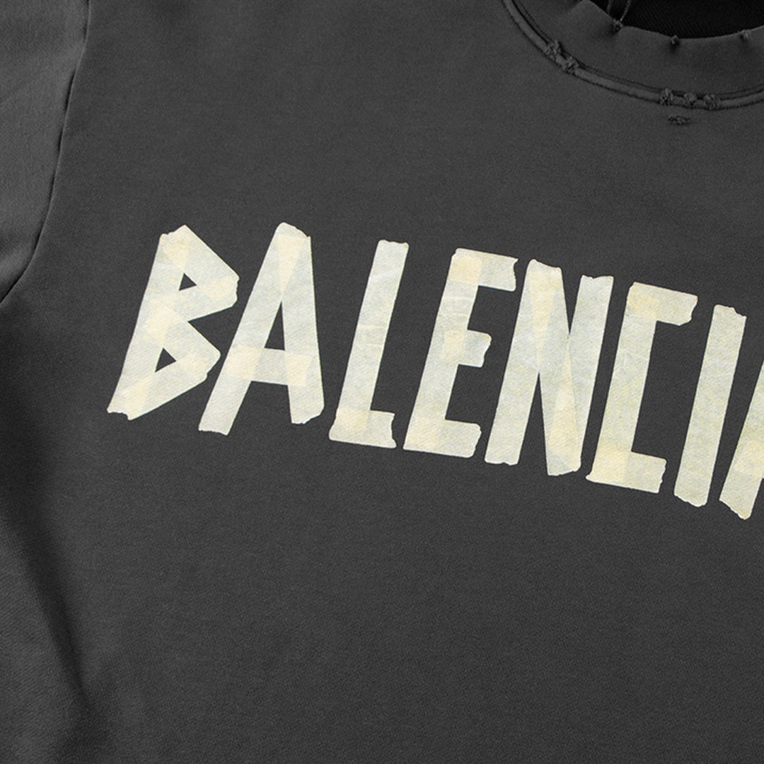Balenciaga Distressed Couples Sweatshirt