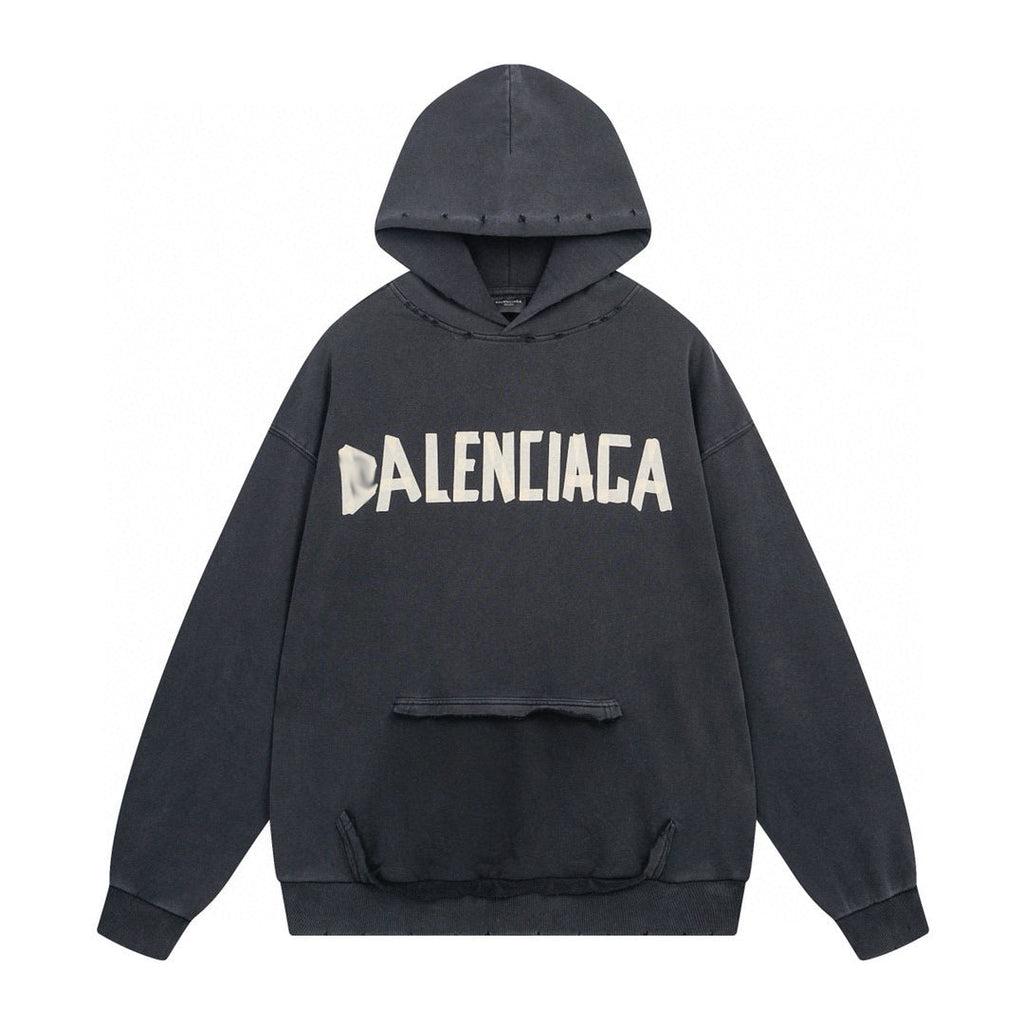 Balenciaga Print LOGO Hoodie