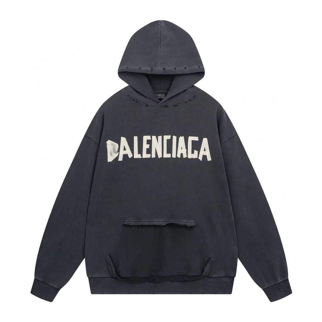 Balenciaga Print LOGO Hoodie