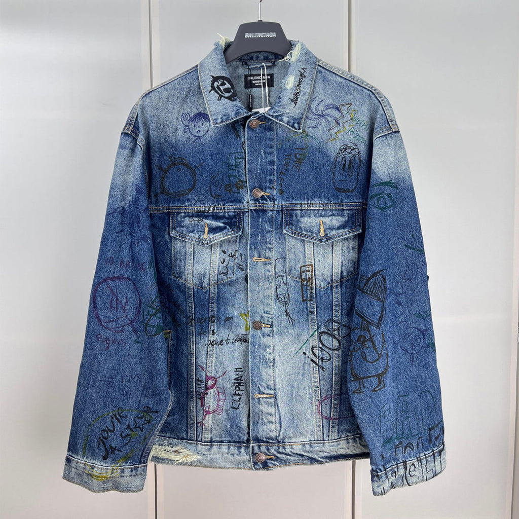 Balenciaga Men's Jacket Denim