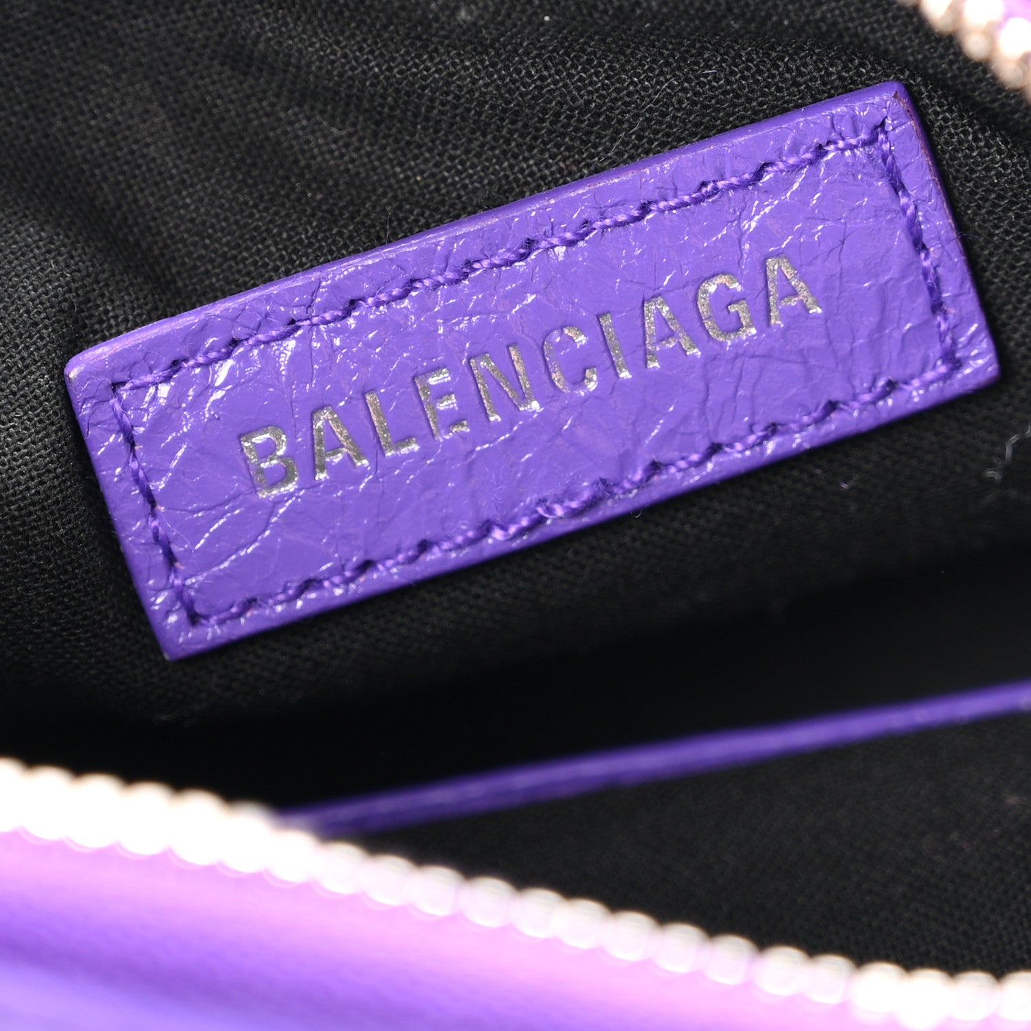 Agneau Arena Le Cagole Shoulder Bag XS Purple