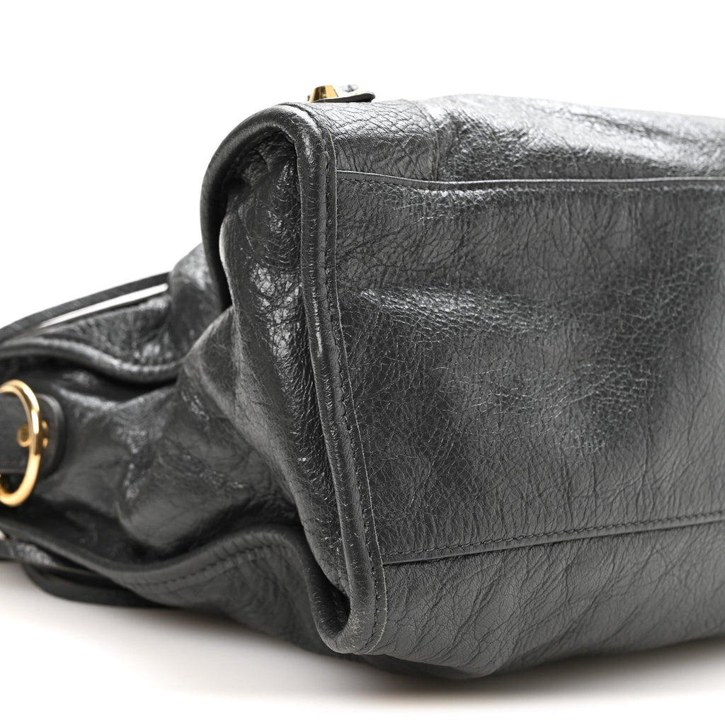 Agneau Classic Gold Hardware City Gris Fossile