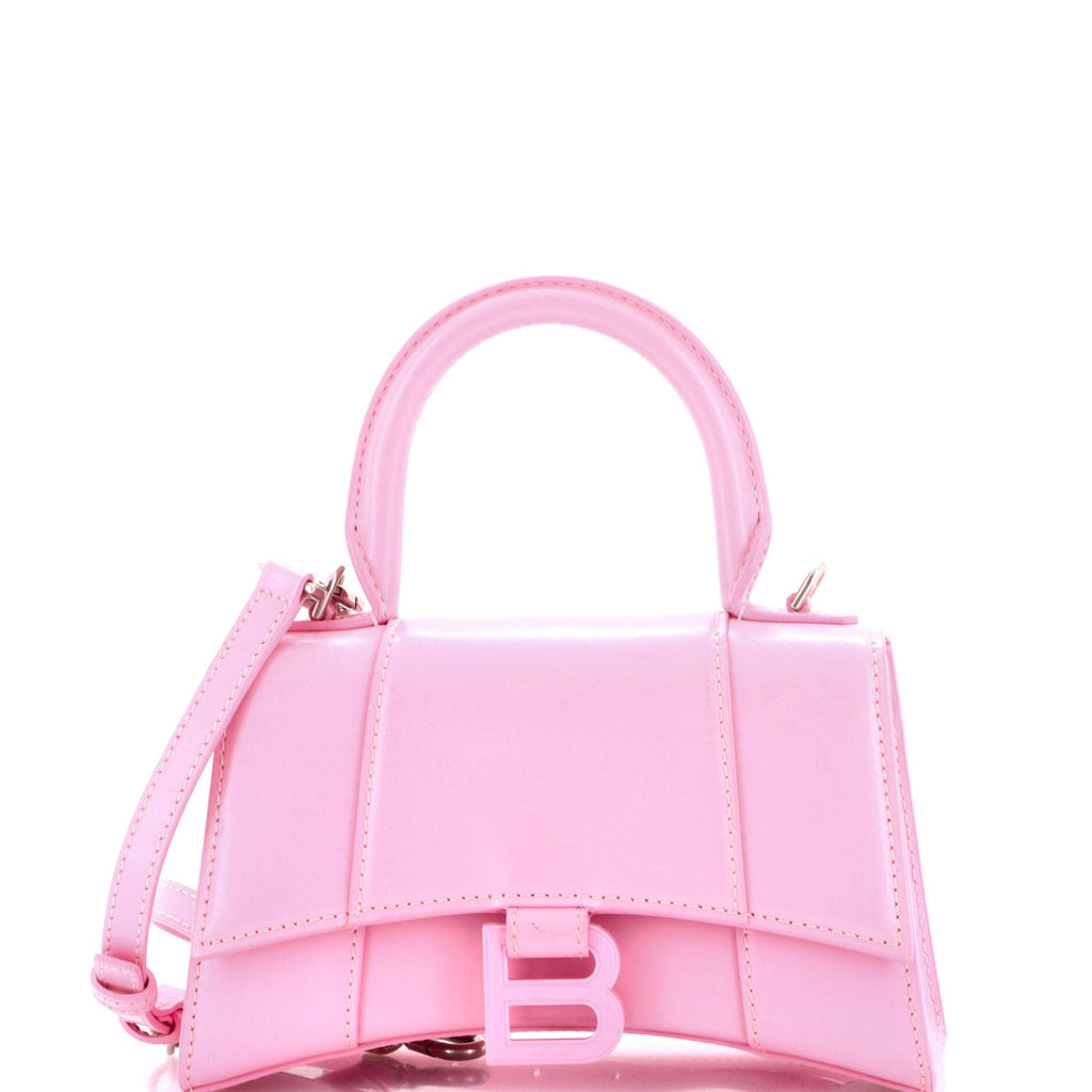 Hourglass Top Handle Bag Leather XS