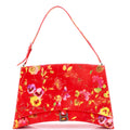 Crush Sling Shoulder Bag Printed Leather Large