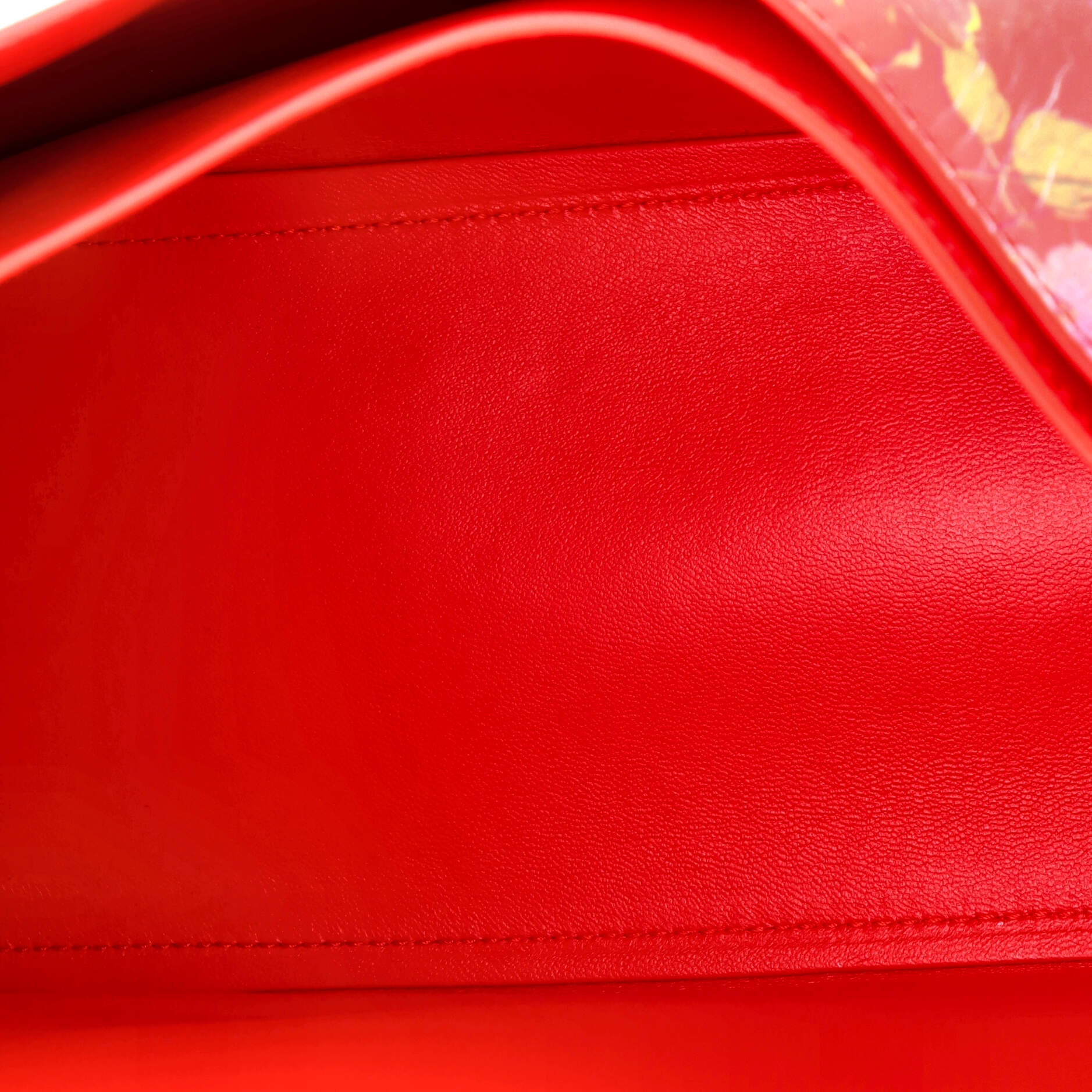 Crush Sling Shoulder Bag Printed Leather Large