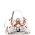 SneakerHead Top Handle Bag Mesh and Faux Leather Small