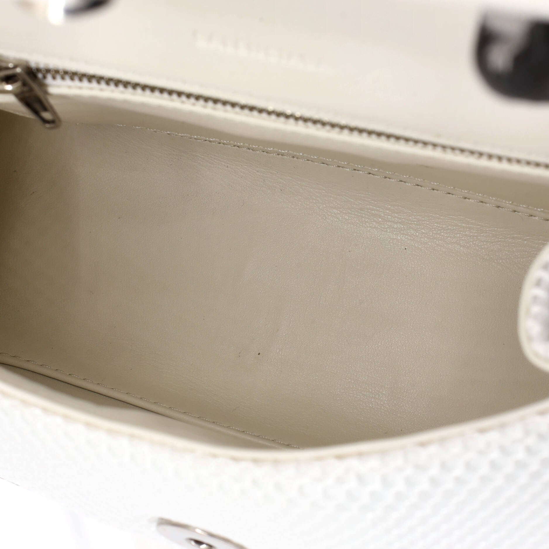 SneakerHead Top Handle Bag Mesh and Faux Leather Small