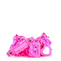 Le Cagole Giant Studs Shoulder Bag Ruffled Spandex XS