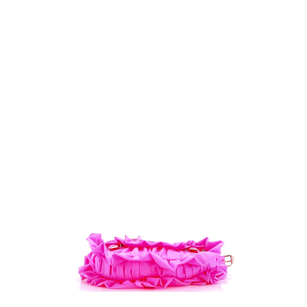 Le Cagole Giant Studs Shoulder Bag Ruffled Spandex XS