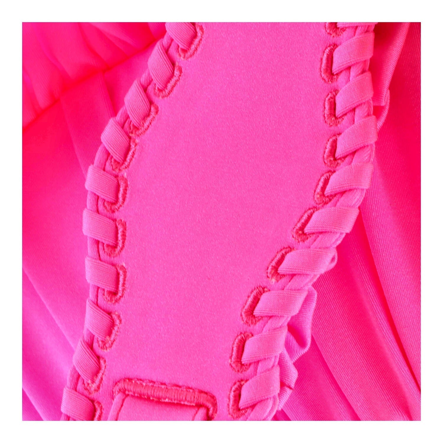 Le Cagole Giant Studs Shoulder Bag Ruffled Spandex XS