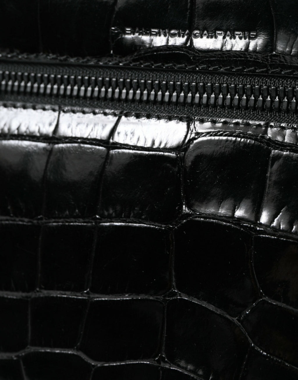 Black Exotic Leather Camera Bag
