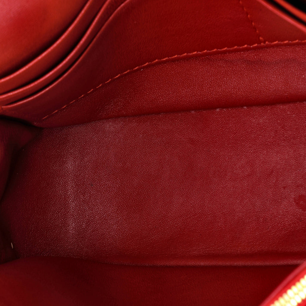 BB Chain Round Shoulder Bag Quilted Velvet Small
