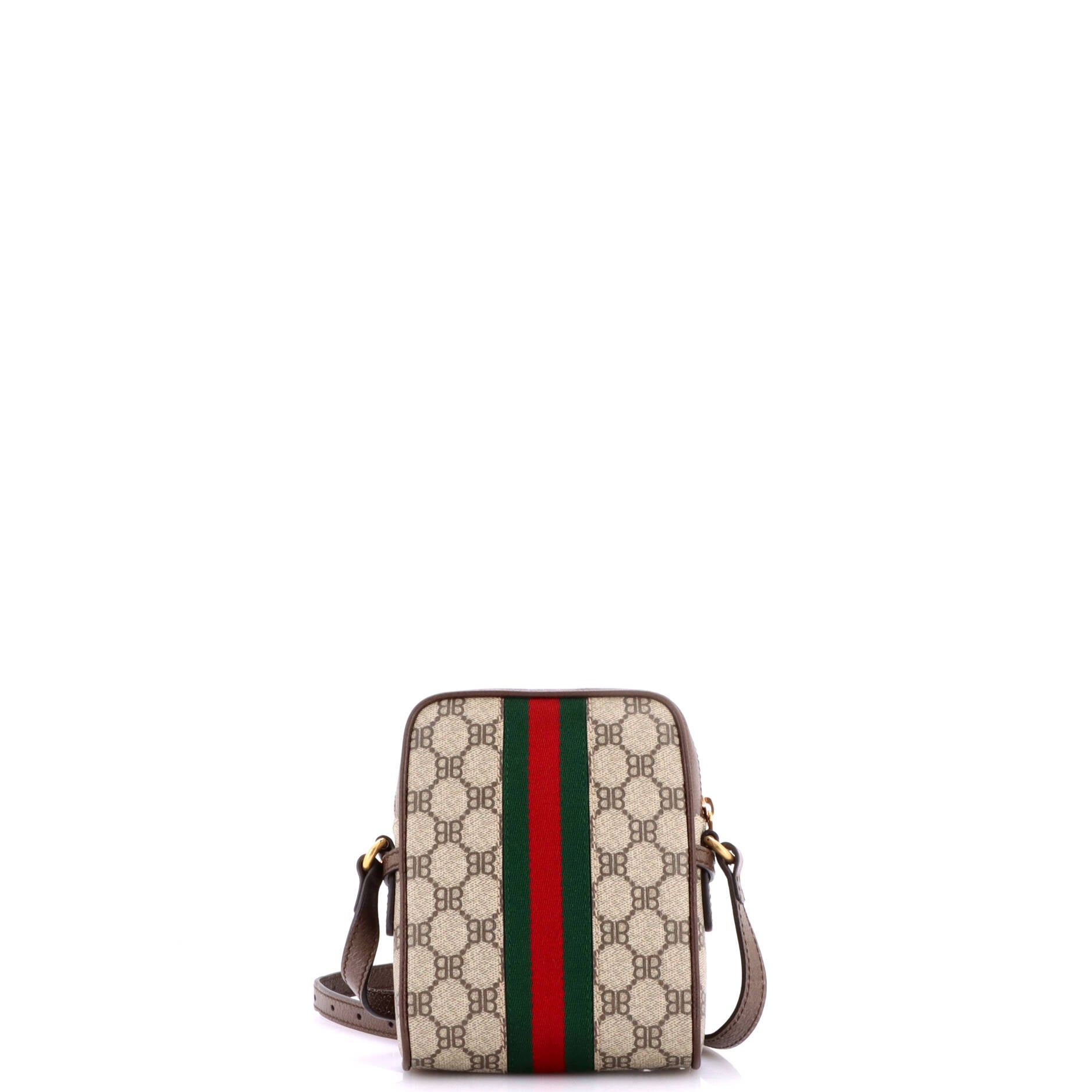 x Gucci The Hacker Project Zip Messenger Bag BB Coated Canvas Mini