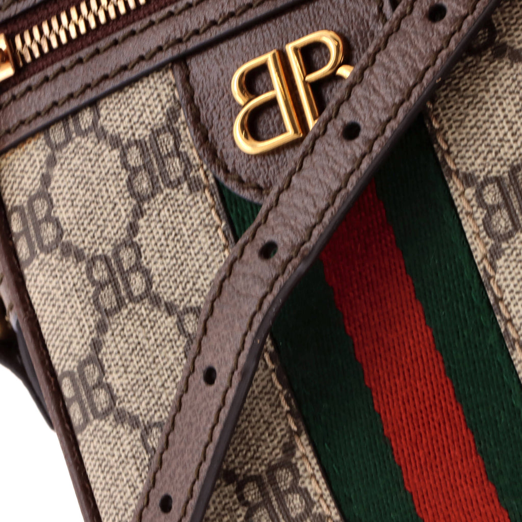 x Gucci The Hacker Project Zip Messenger Bag BB Coated Canvas Mini
