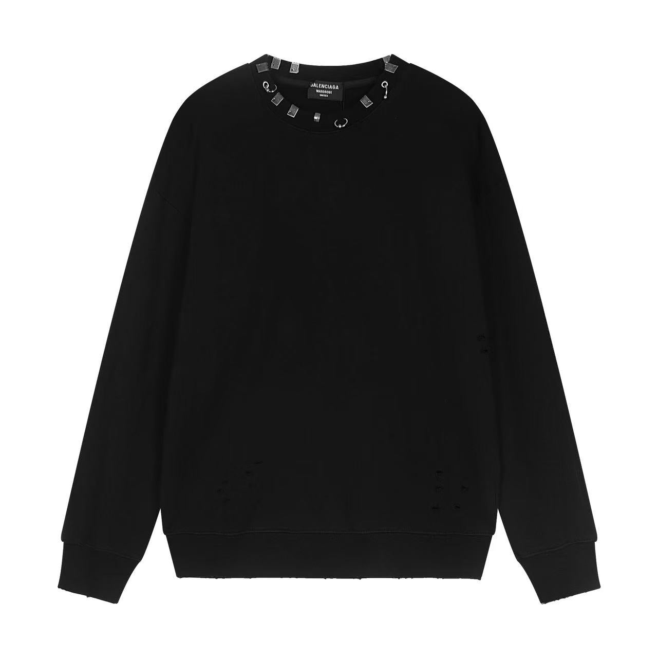 Balenciaga  Couples Crew Neck Hoodie
