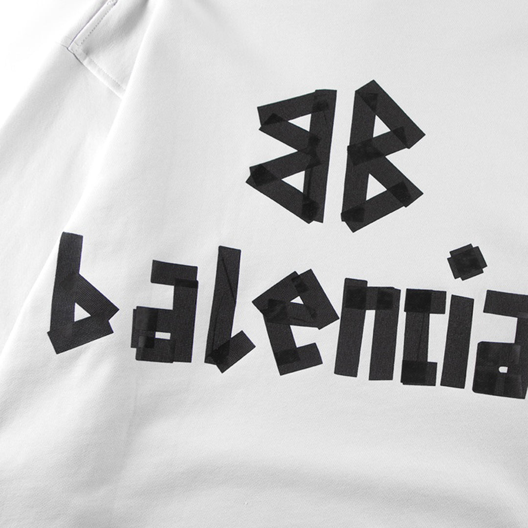 Balenciaga  Print LOGO Hoodie