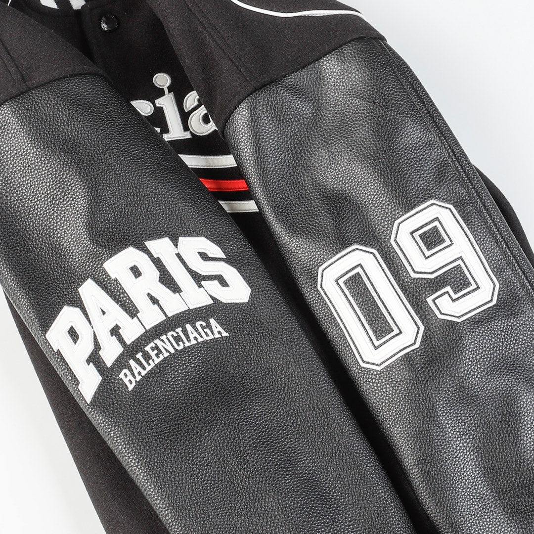 Balenciaga Men's Thickened Baseball Jacket