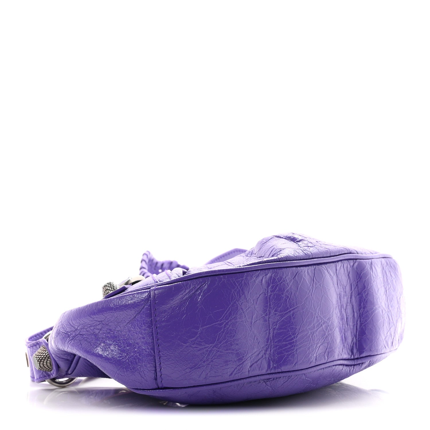 Agneau Arena Le Cagole Shoulder Bag XS Purple