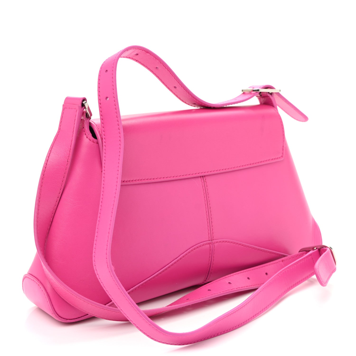 Box Calfskin Medium XX Flap Bag Lipstick Pink