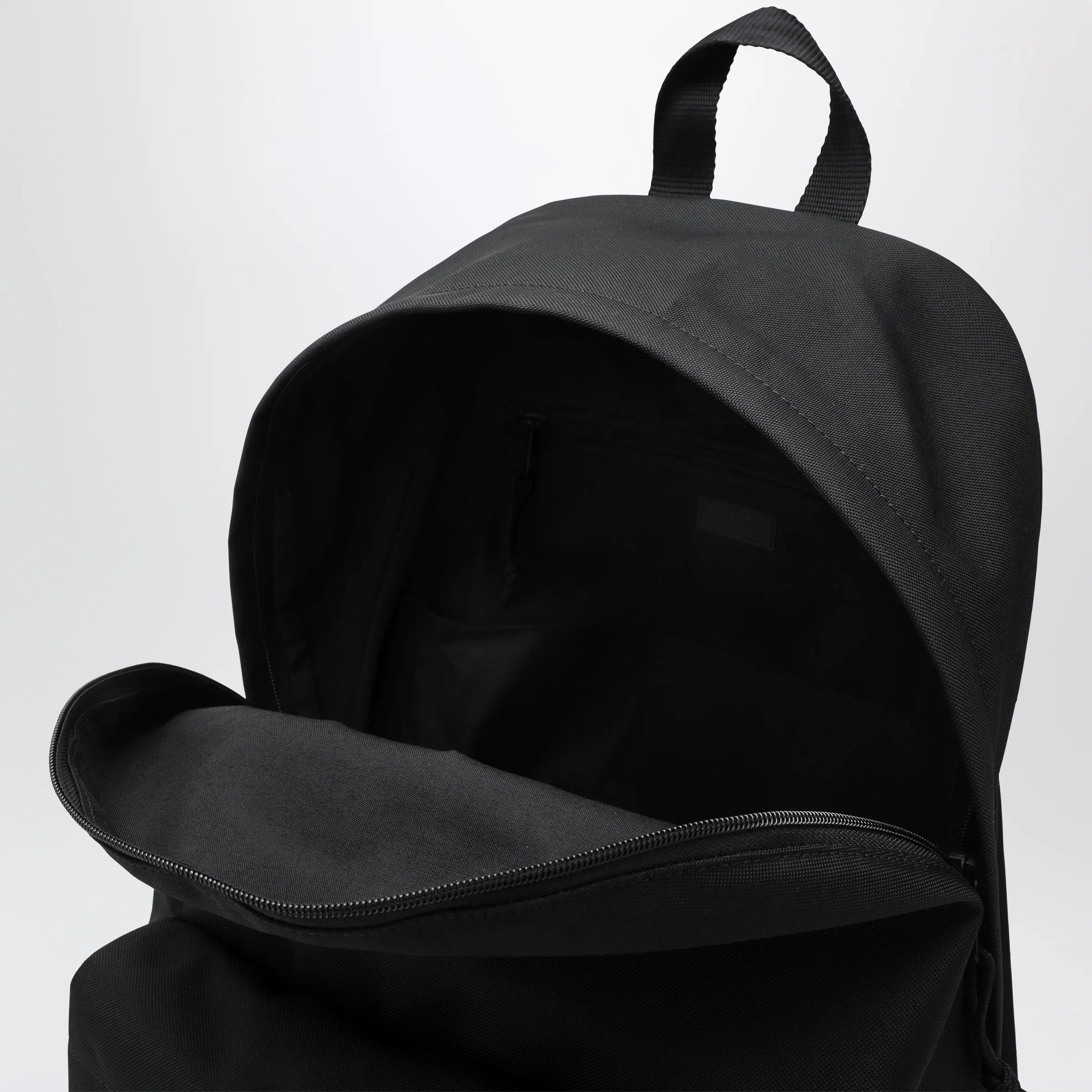 Balenciaga - Black Explorer backpack with logo patch