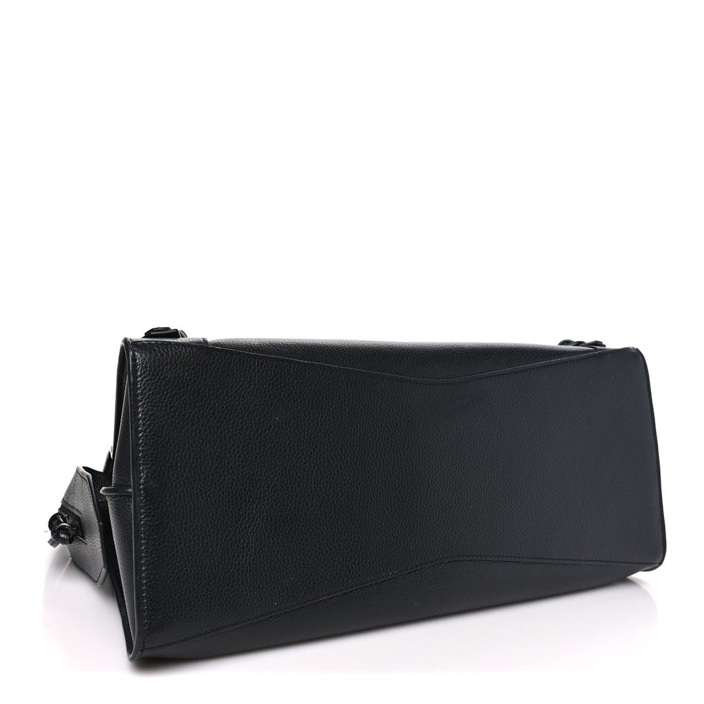 Grained Calfskin Neo Classic Black Hardware S City  Black
