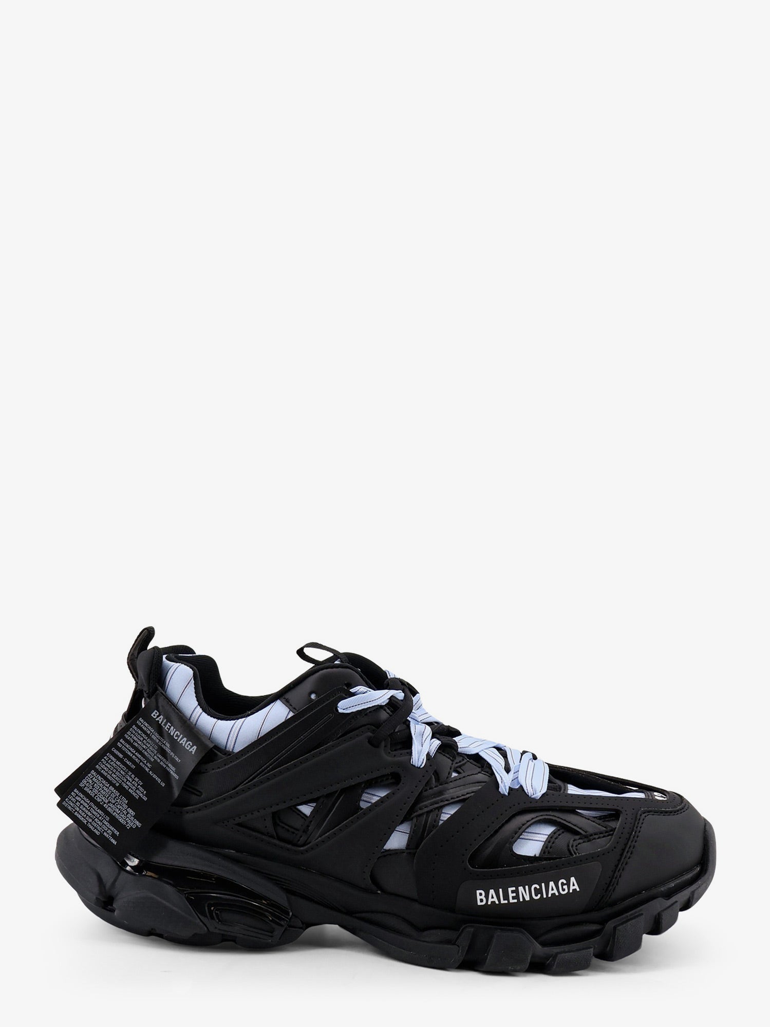Balenciaga Men Track Shirt Polyurethane Sneakers With Side Logo