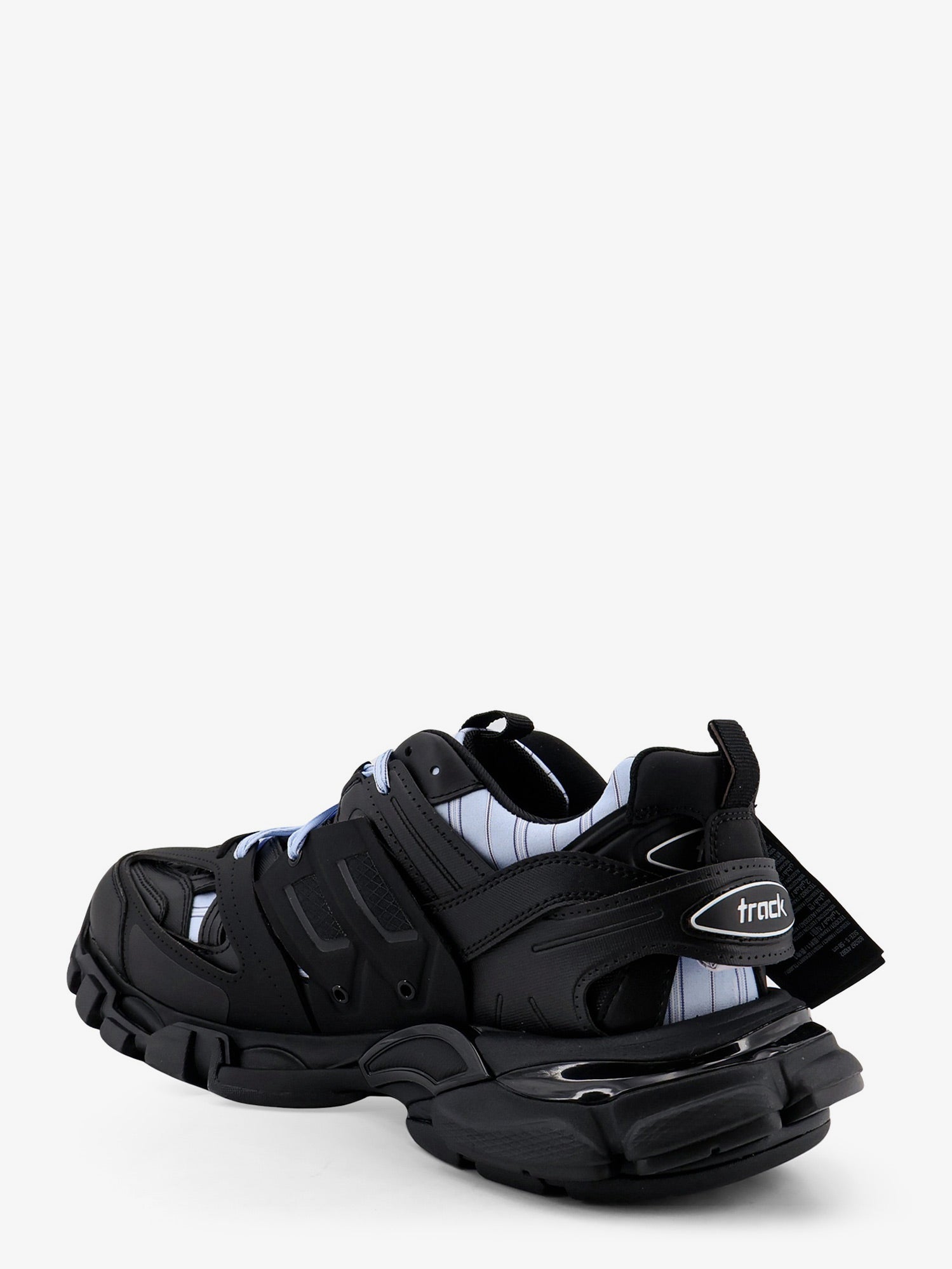 Balenciaga Men Track Shirt Polyurethane Sneakers With Side Logo