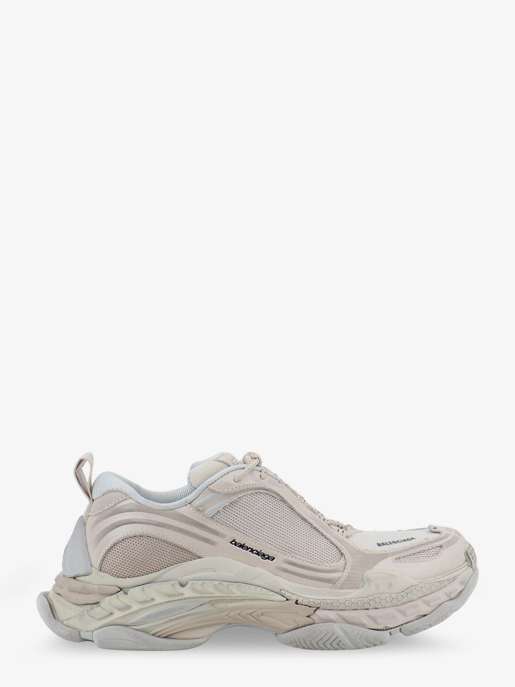 Balenciaga Women Triple S.2 Gandient Mesh And Nylon Inserts With Used-Effect