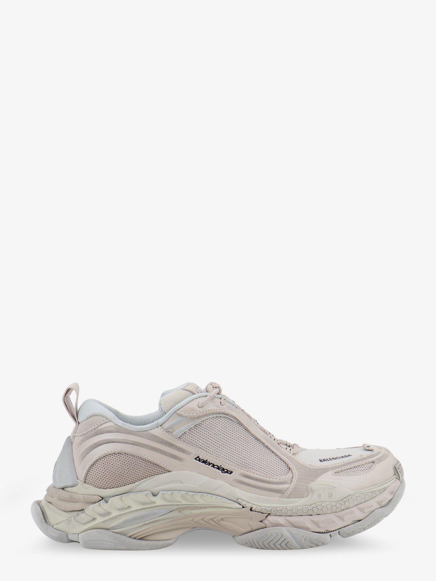 Balenciaga Women Triple S.2 Gandient Mesh And Nylon Inserts With Used-Effect