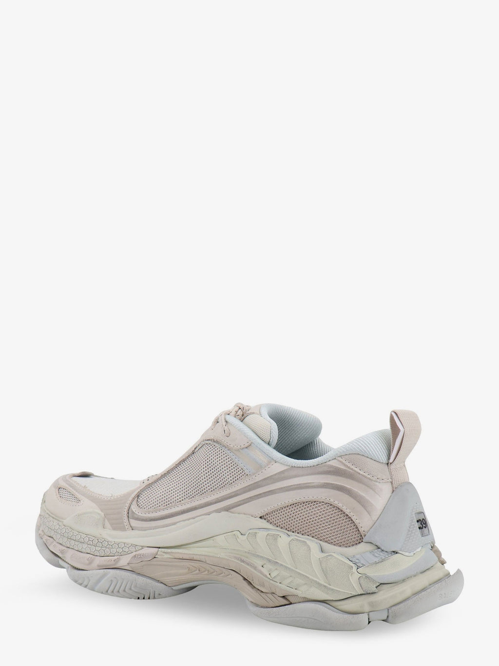 Balenciaga Women Triple S.2 Gandient Mesh And Nylon Inserts With Used-Effect