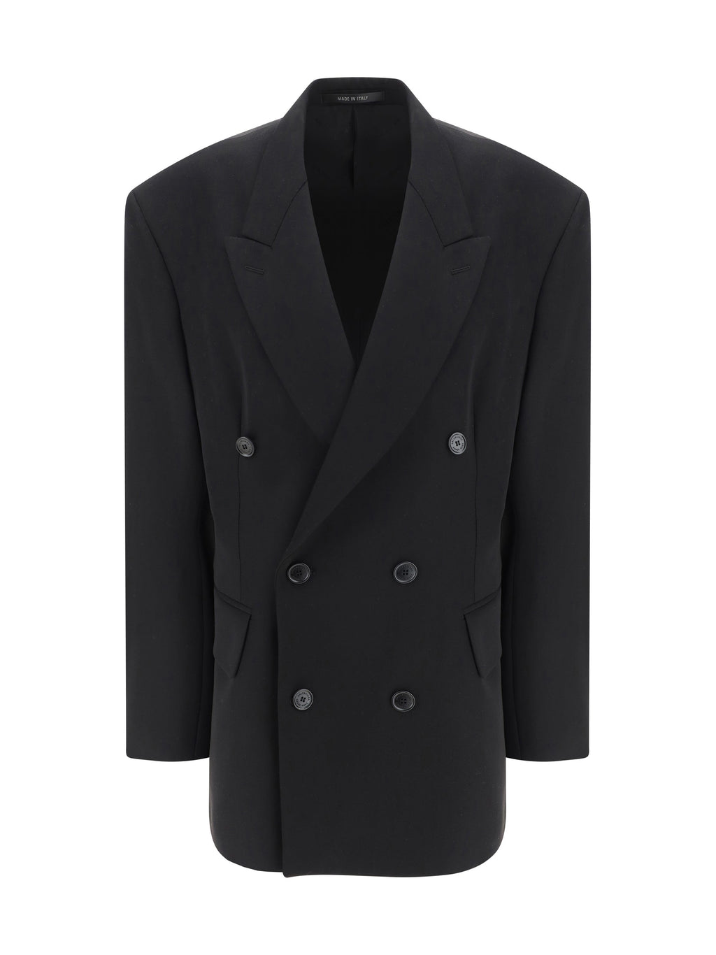 Balenciaga Wool Blazer Jacket Black Women