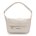 Arena Lambskin Raver Shoulder Bag Nacre