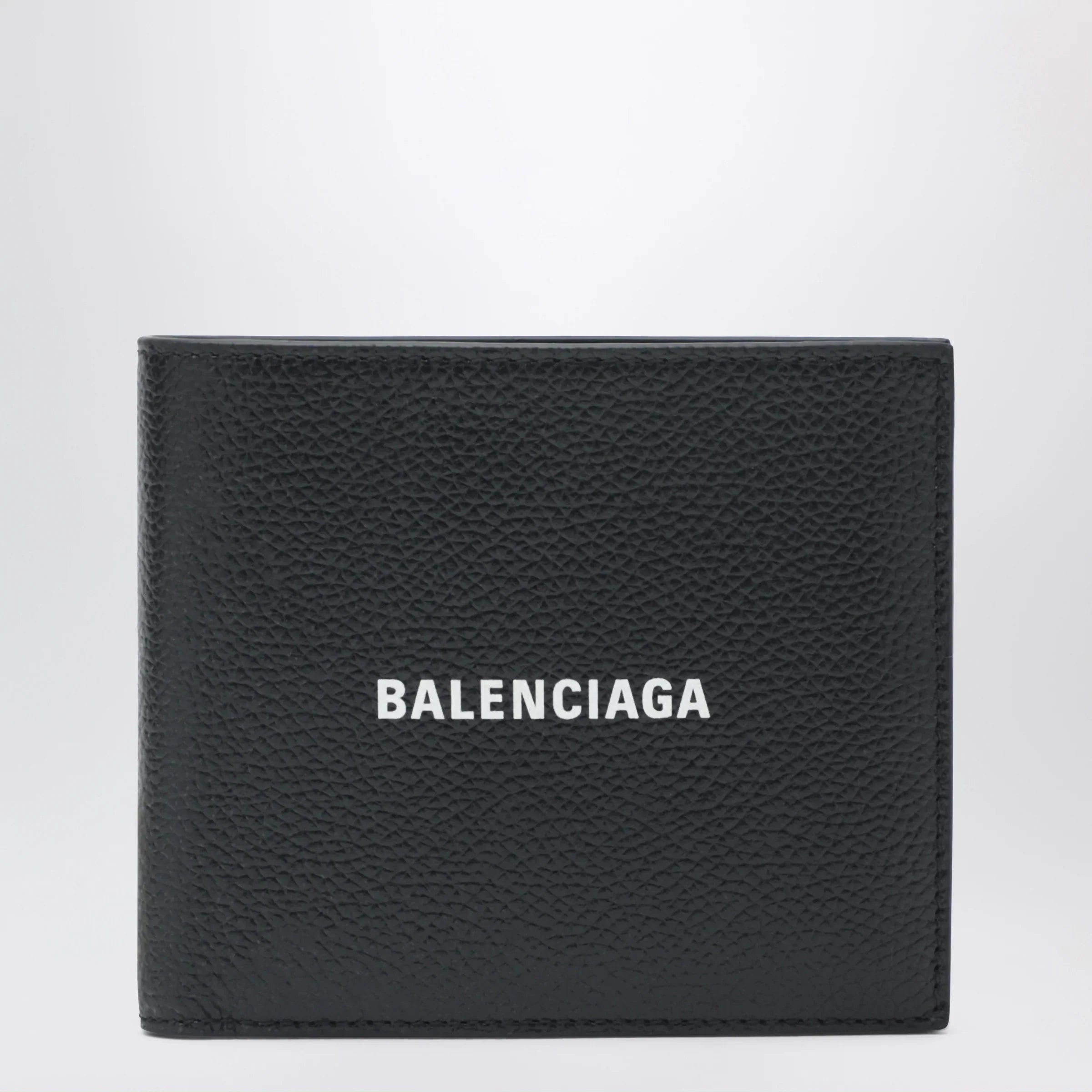 Balenciaga - Black horizontal wallet with logo
