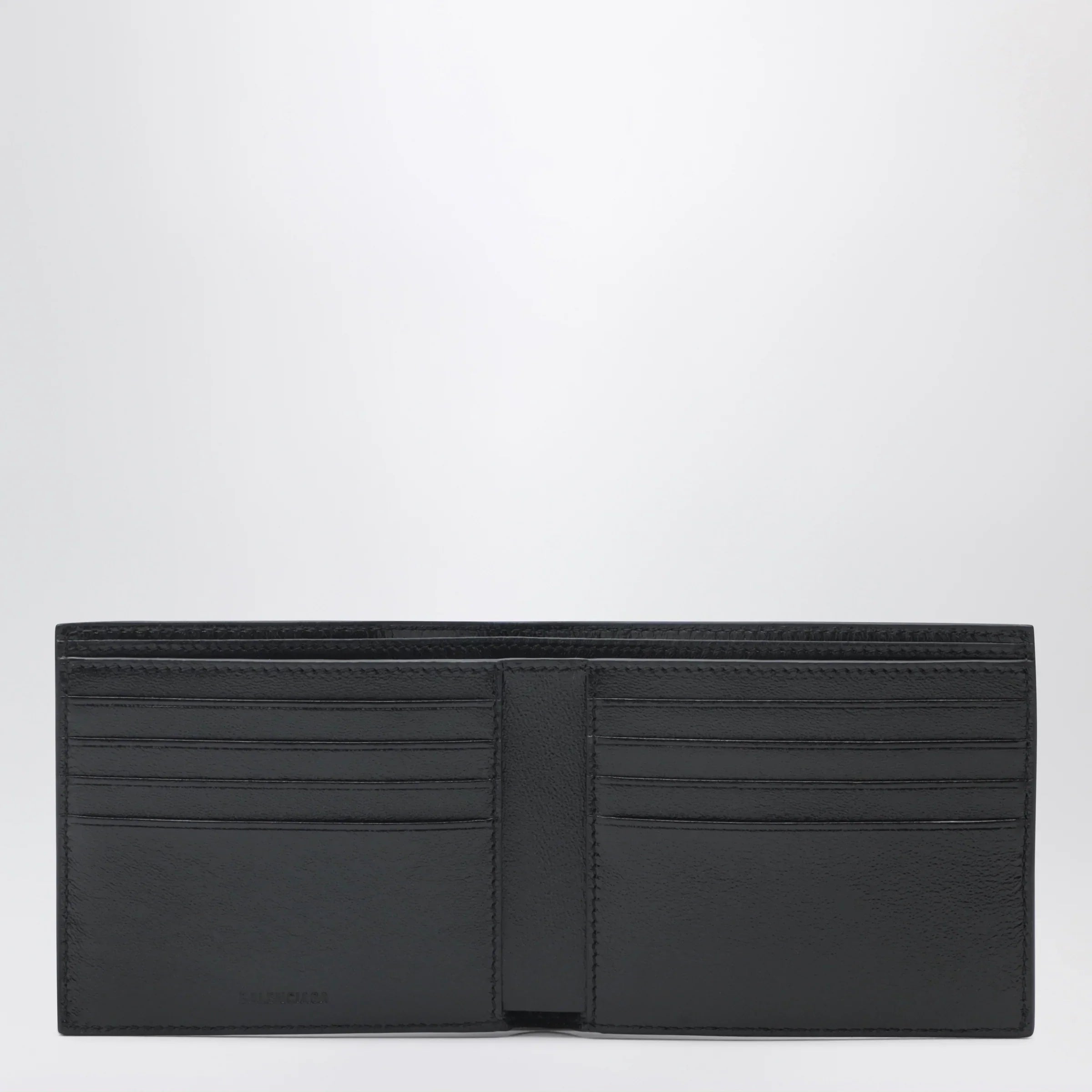 Balenciaga - Black horizontal wallet with logo