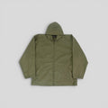 Balenciaga Hooded Zip Up in Khaki