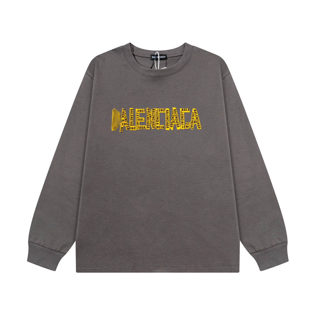 Balenciaga  Couples Print Sweatshirt