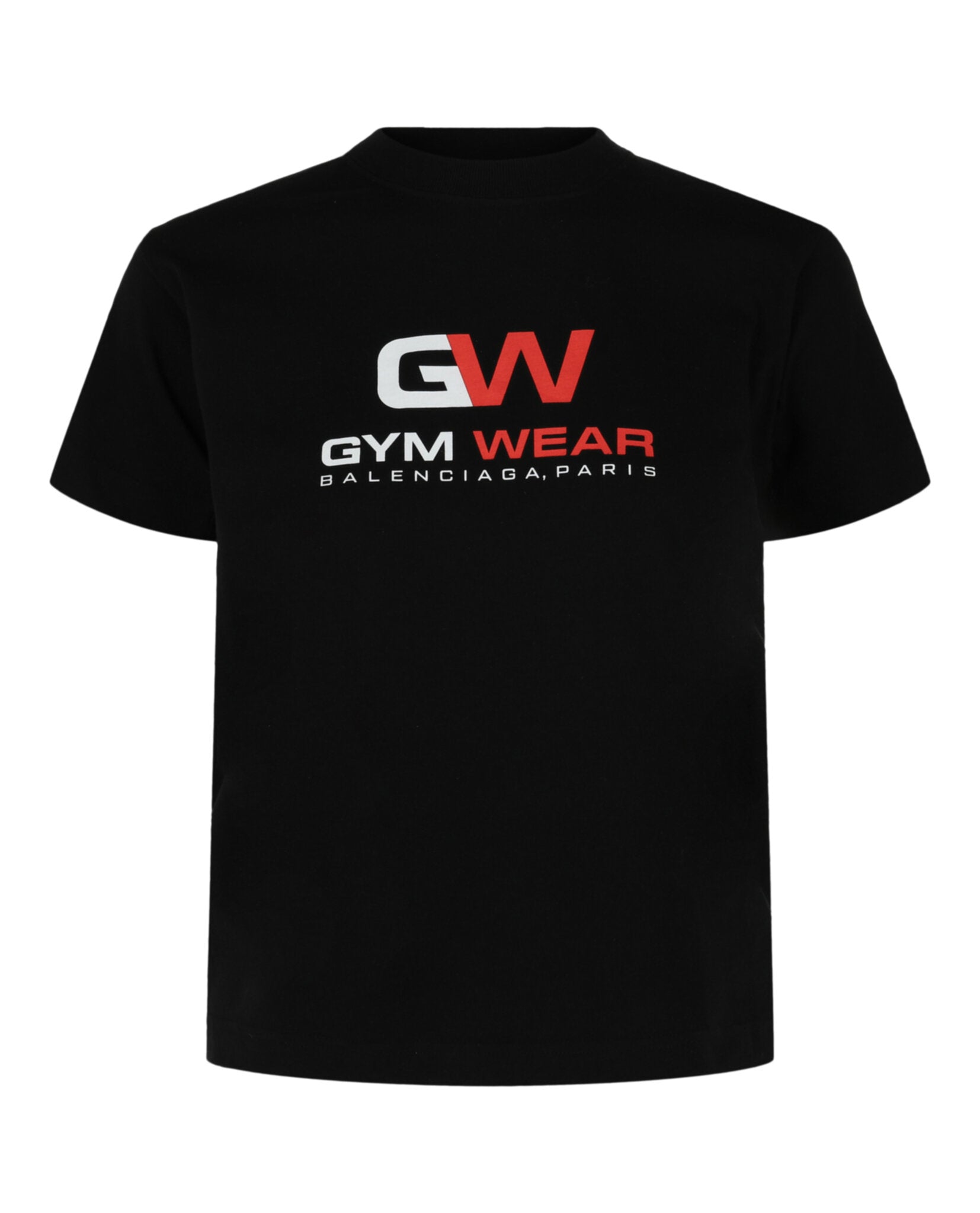 Balenciaga Womens Gym Wear Logo T-Shirt