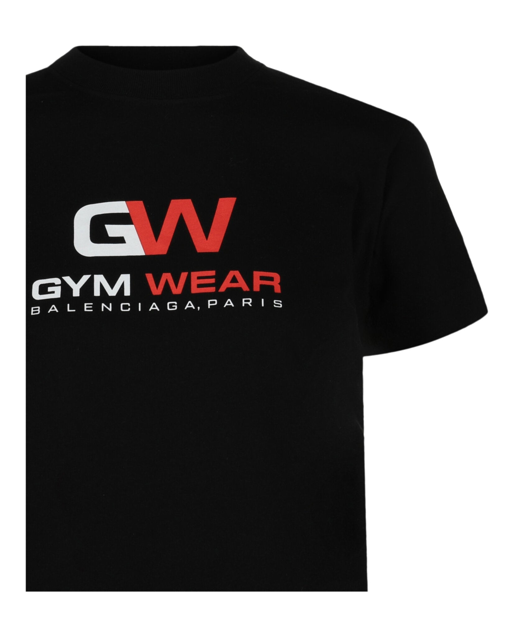 Balenciaga Womens Gym Wear Logo T-Shirt