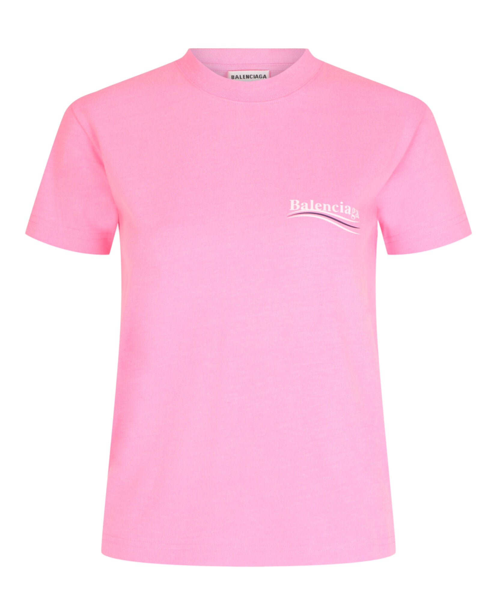 Balenciaga Womens Political Campaign Logo T-Shirt