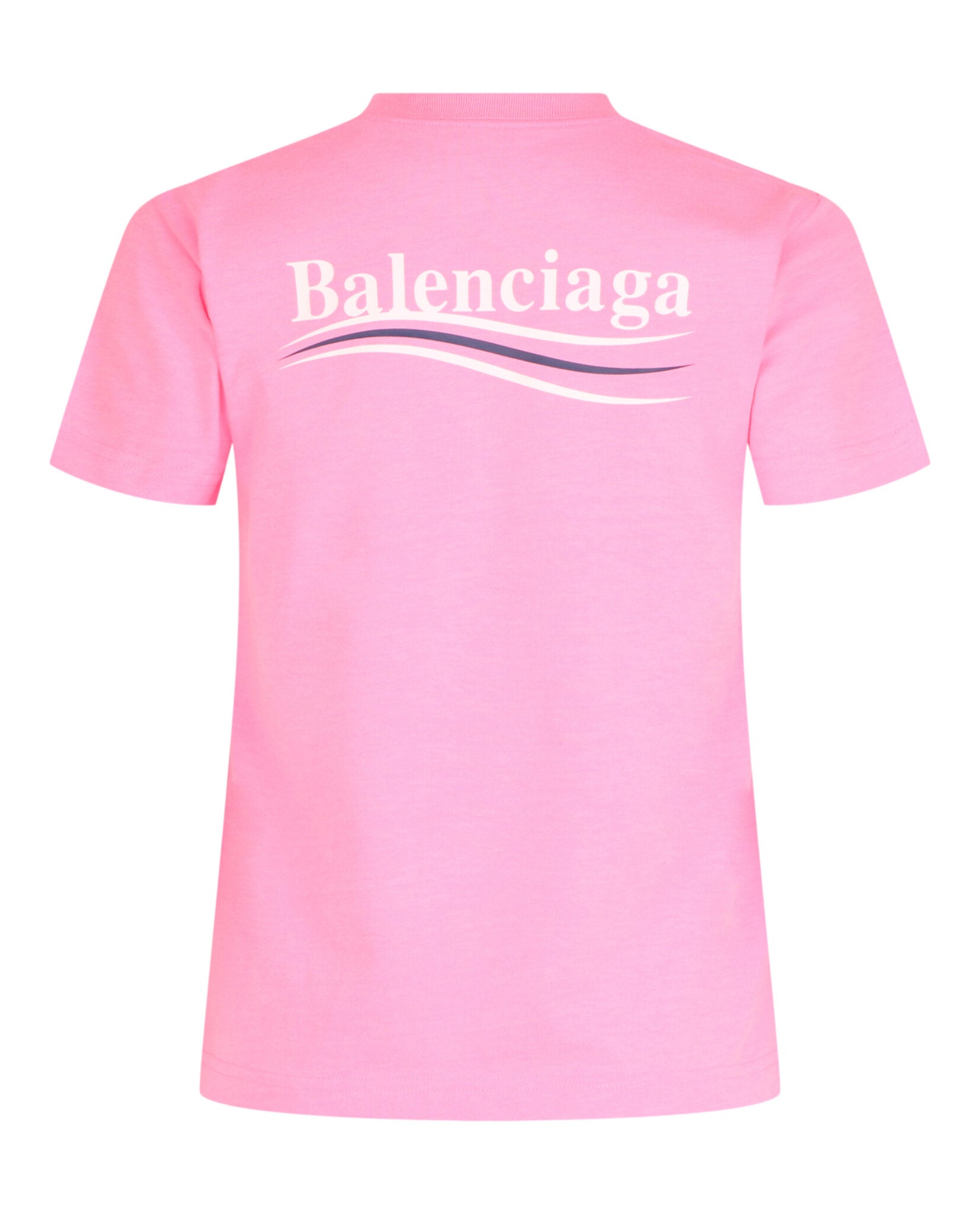 Balenciaga Womens Political Campaign Logo T-Shirt