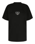 Balenciaga Womens BB Paris Rhinestone T-Shirt