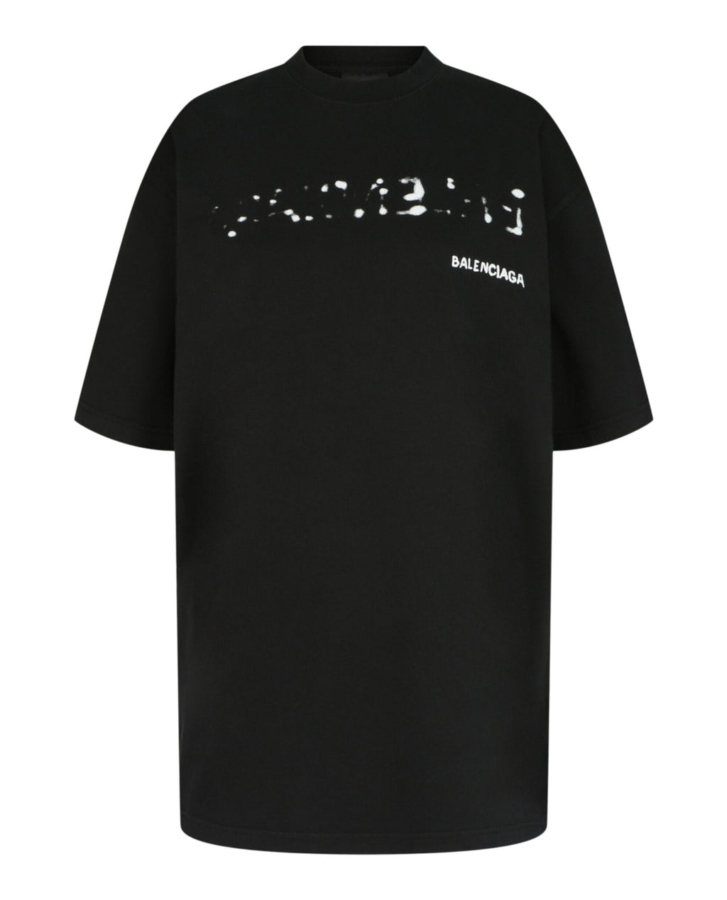 Balenciaga Womens Oversized Hand Drawn T-Shirt