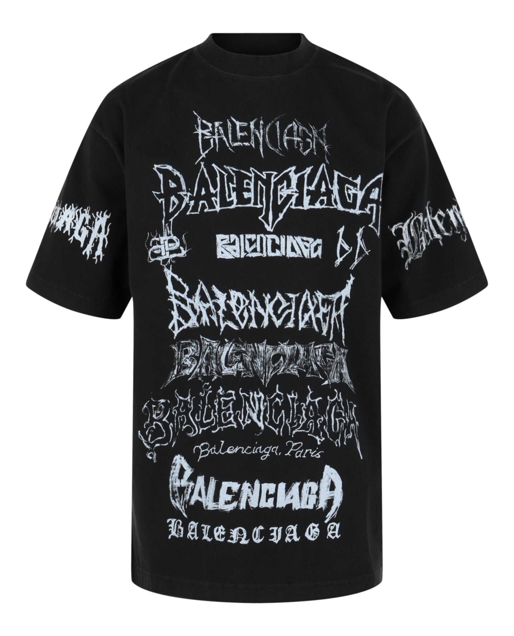 Balenciaga Mens DIY Metal Vintage T-shirt