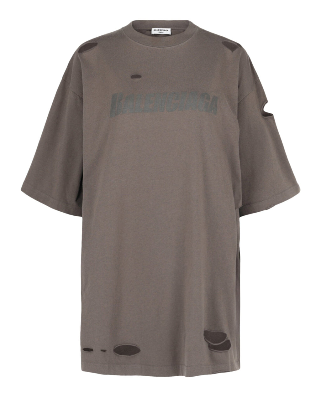 Balenciaga Unisex-Adult Distressed Graphic T-Shirt